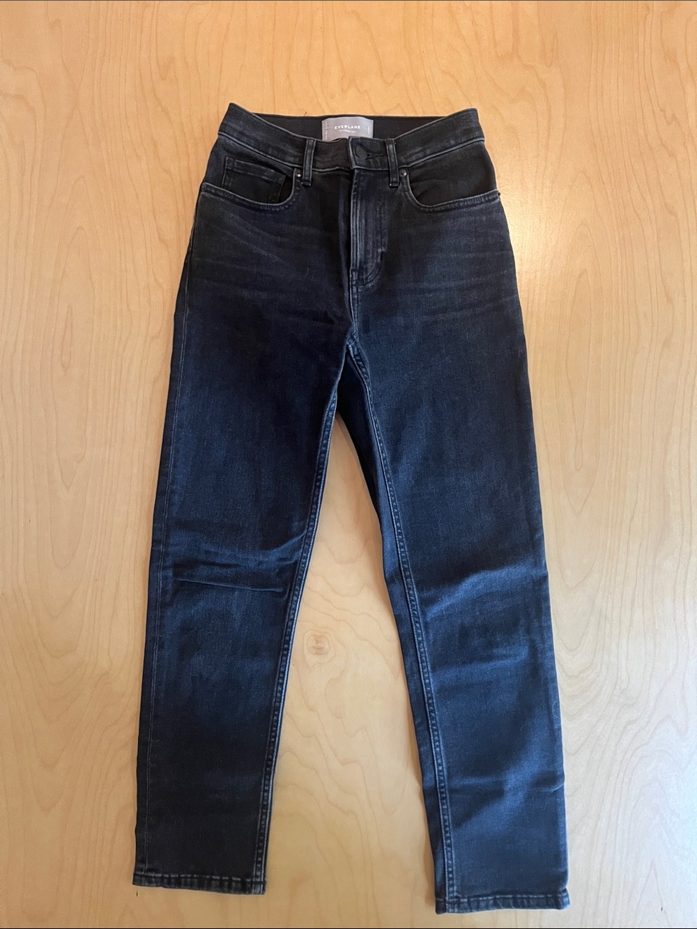 Everlane - The Cheeky Jean Black Washed Denim
